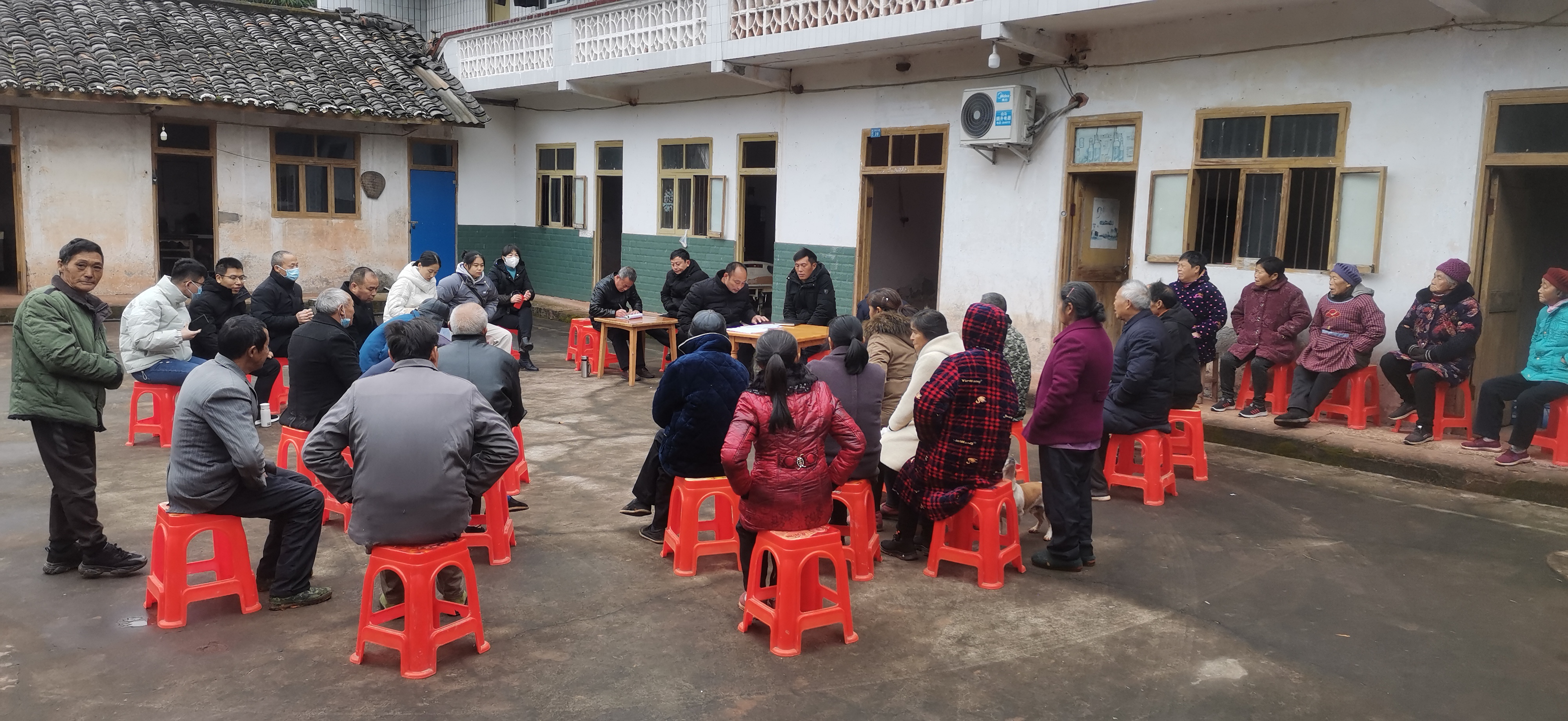 观塘村四园建设坝坝会