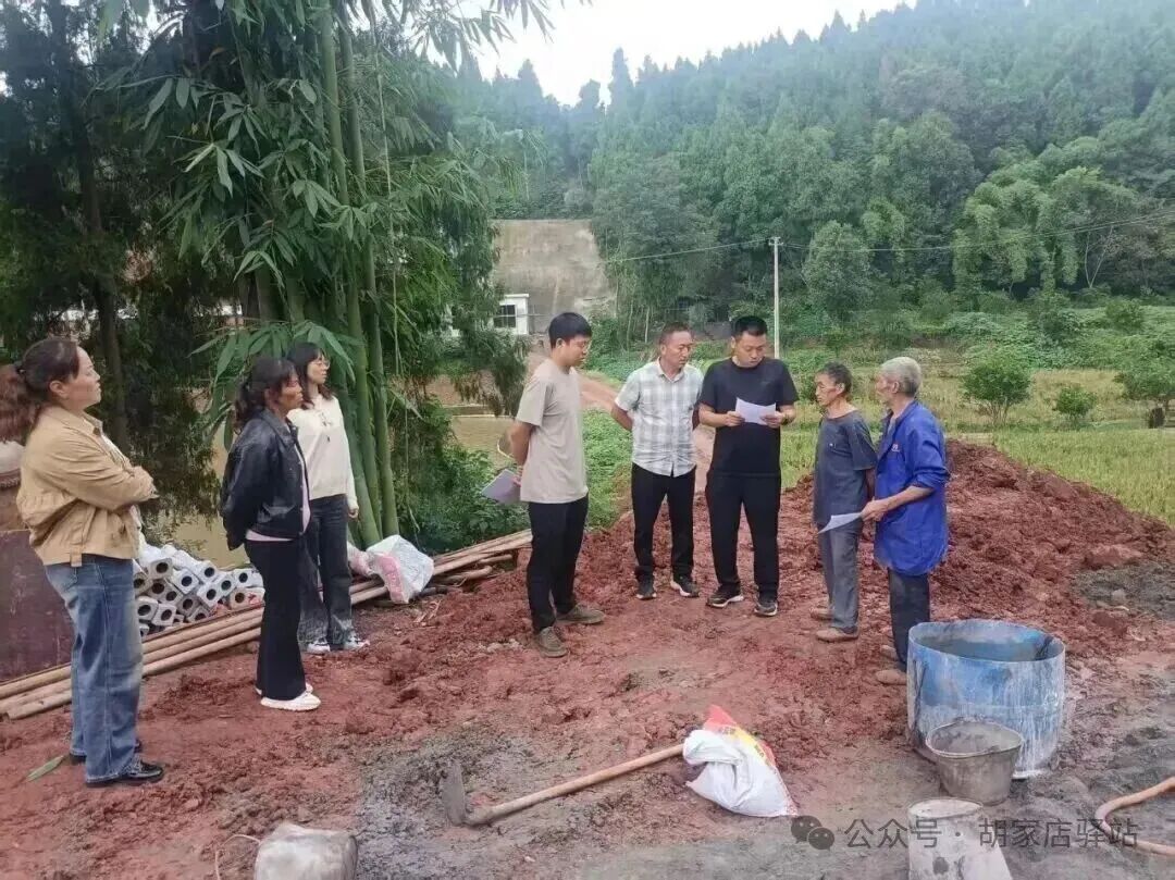 集益镇持续开展新桥水库打桩放线工作